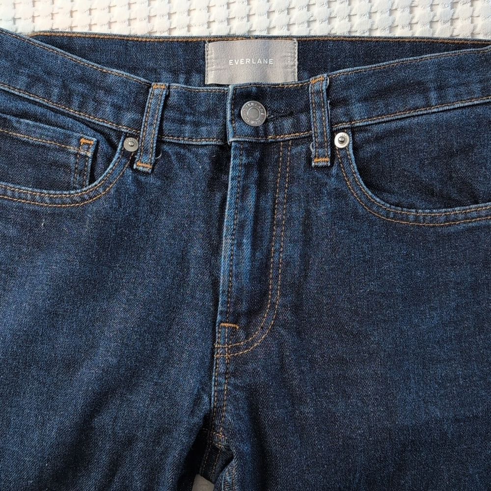 Everlane Women's Dark Blue Ankle Jeans